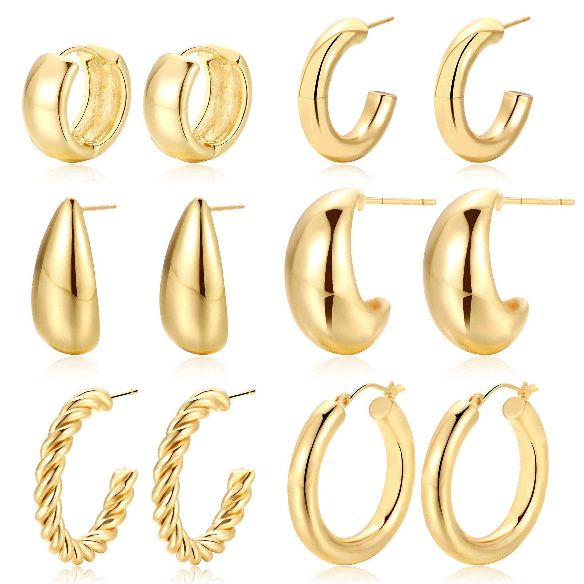 Damen Ohrschmuck Set mit vielfältigen und modernen Designs Shop Nory