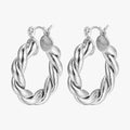 Damen Creolen mit trendy Zwirbelstruktur Shop Nory