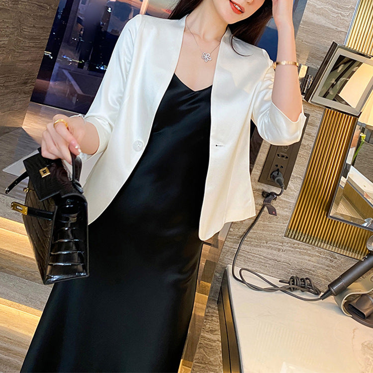 Damen Edler Blazer mit drei Viertelärmeln Shop Nory