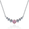 Damen Halskette mit funkelnden Zirkonia und exklusivem Design Shop Nory