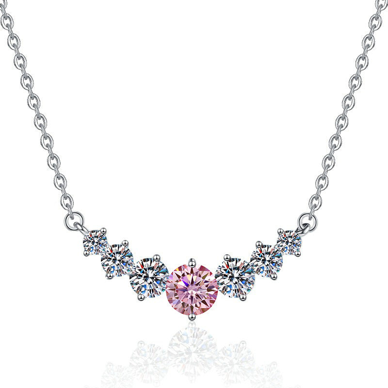Damen Halskette mit funkelnden Zirkonia und exklusivem Design Shop Nory