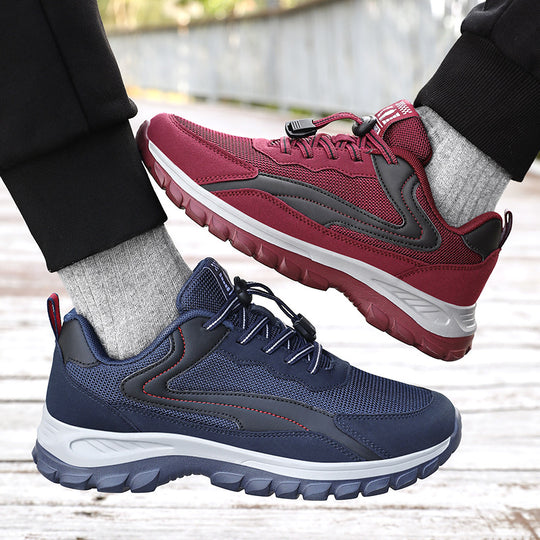 Damen nan robuster Trekking-Sneaker mit profiliertem Geländegriff, stoßdämpfender EVA-Zwischensohle und Schnellzug-Schnürung Shop Nory