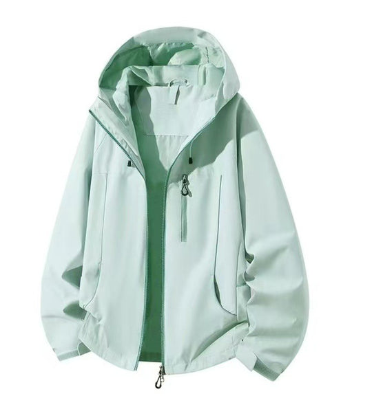 Herren Wasserdichte Kapuzen-Softshelljacke mit winddichtem Schnitt und Reißverschluss Shop Nory