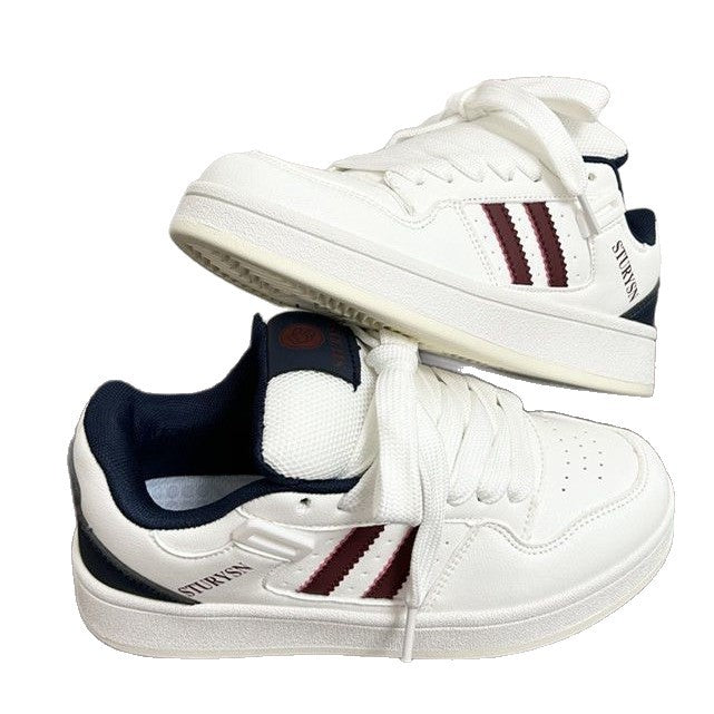 Damen modische Sneakers mit atmungsaktiven Mesh-Einsätzen und rutschfester Sohle