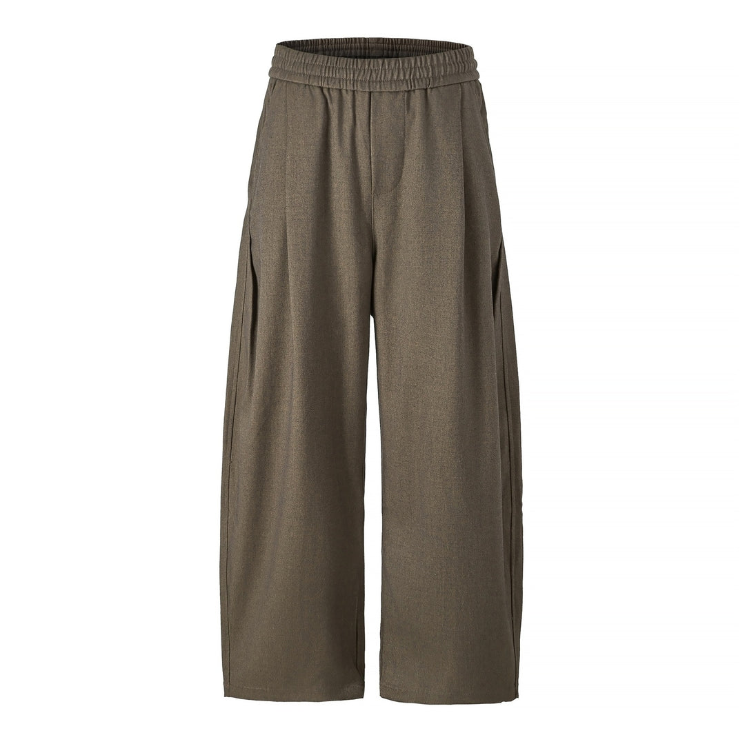 Damen Hochtaillierte Culotte-Hose mit weitem Bein und elastischem Bund Shop Nory