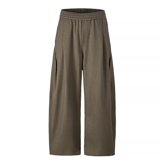 Damen Hochtaillierte Culotte-Hose mit weitem Bein und elastischem Bund Shop Nory