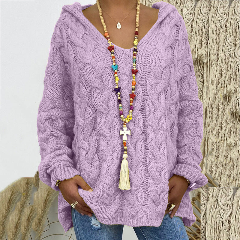 Gestrickter Hoodie