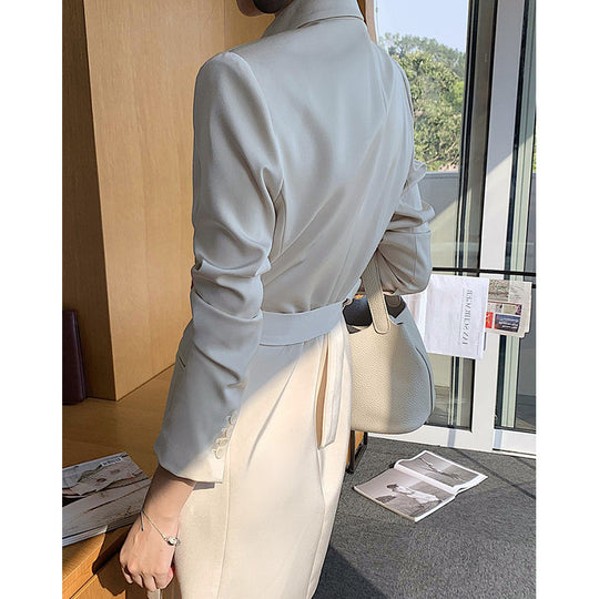 Damen Eleganter Blazer-Rock-Kleid Shop Nory