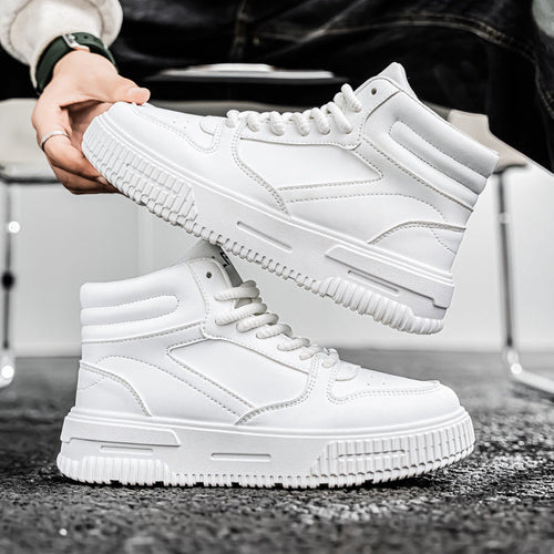 Damen High-Top Sneakers mit gepolsterter Knöchelstütze und rutschfester Sohle