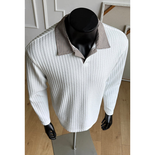 Herren Modischer Strickpullover mit strukturiertem Design Shop Nory