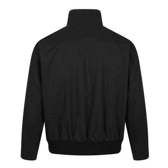 Herren Kurzer Utility Bomber mit hohem Stehkragen, aufgesetzten Klappentaschen und Rippenbund Shop Nory