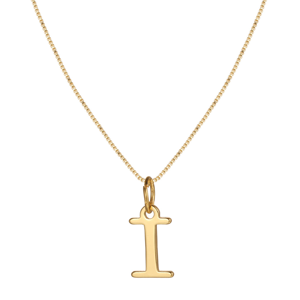 Damen Halskette mit modischem Initial-Anhänger in elegantem Design Shop Nory