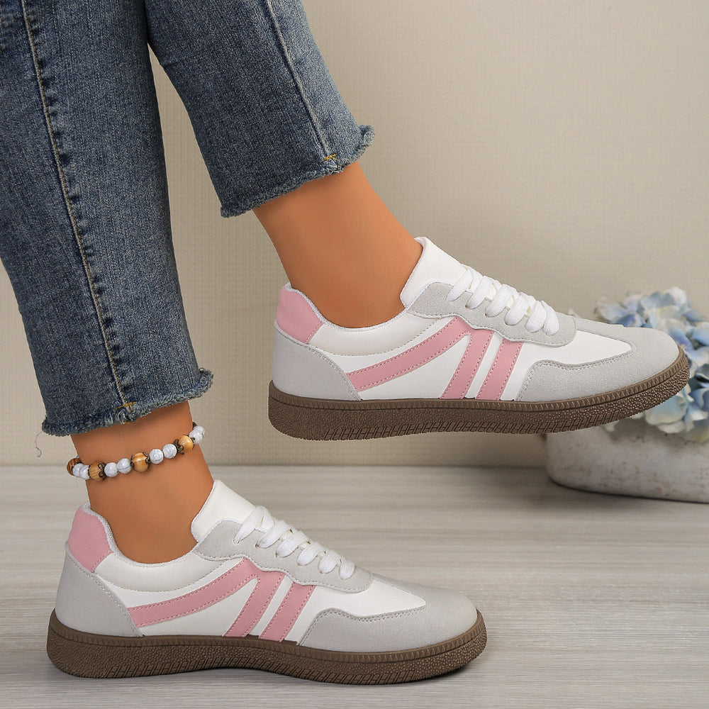 Damen Sneakers im sportlichen Design mit atmungsaktivem Obermaterial und bequemer Dämpfung
