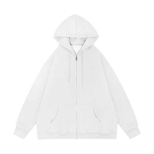 Unisex nan lässige Kapuzenjacke mit robustem Metall-Reißverschluss doppellagiger Kapuze und tiefen Känguru-Eingrifftaschen Shop Nory