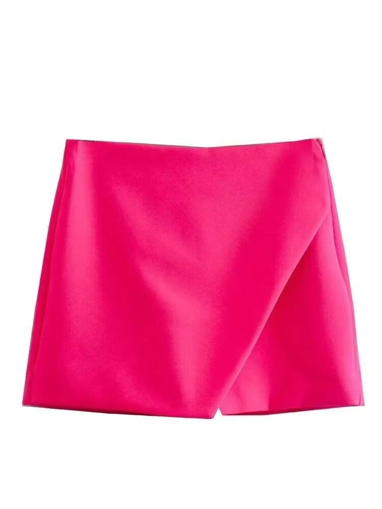 Damen modische Wickel-Shorts aus hochwertigem, elastischem Material
