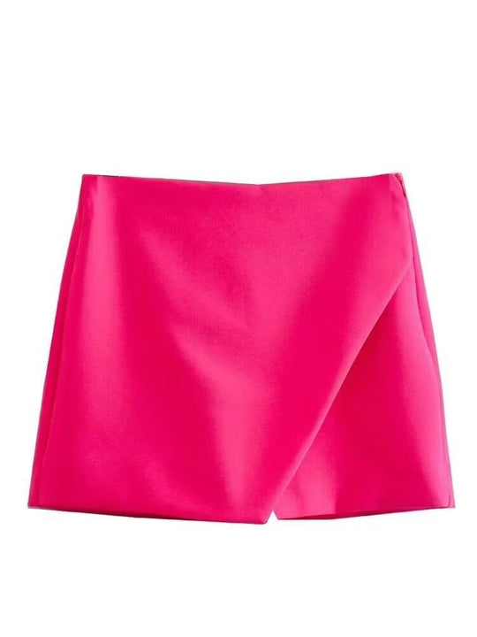 Damen modische Wickel-Shorts aus hochwertigem, elastischem Material