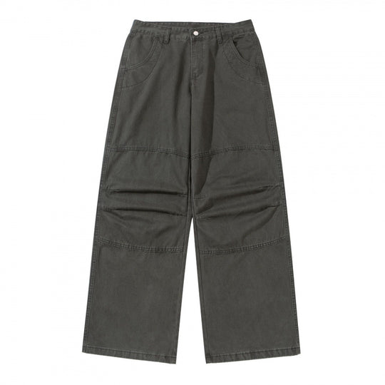 Damen Weite Utility-Hose aus robustem Canvas mit verstärkten Knie-Paneelen Shop Nory