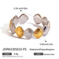 Damen Offenes Armband mit muschelförmigem Design und hypoallergenen Eigenschaften Shop Nory