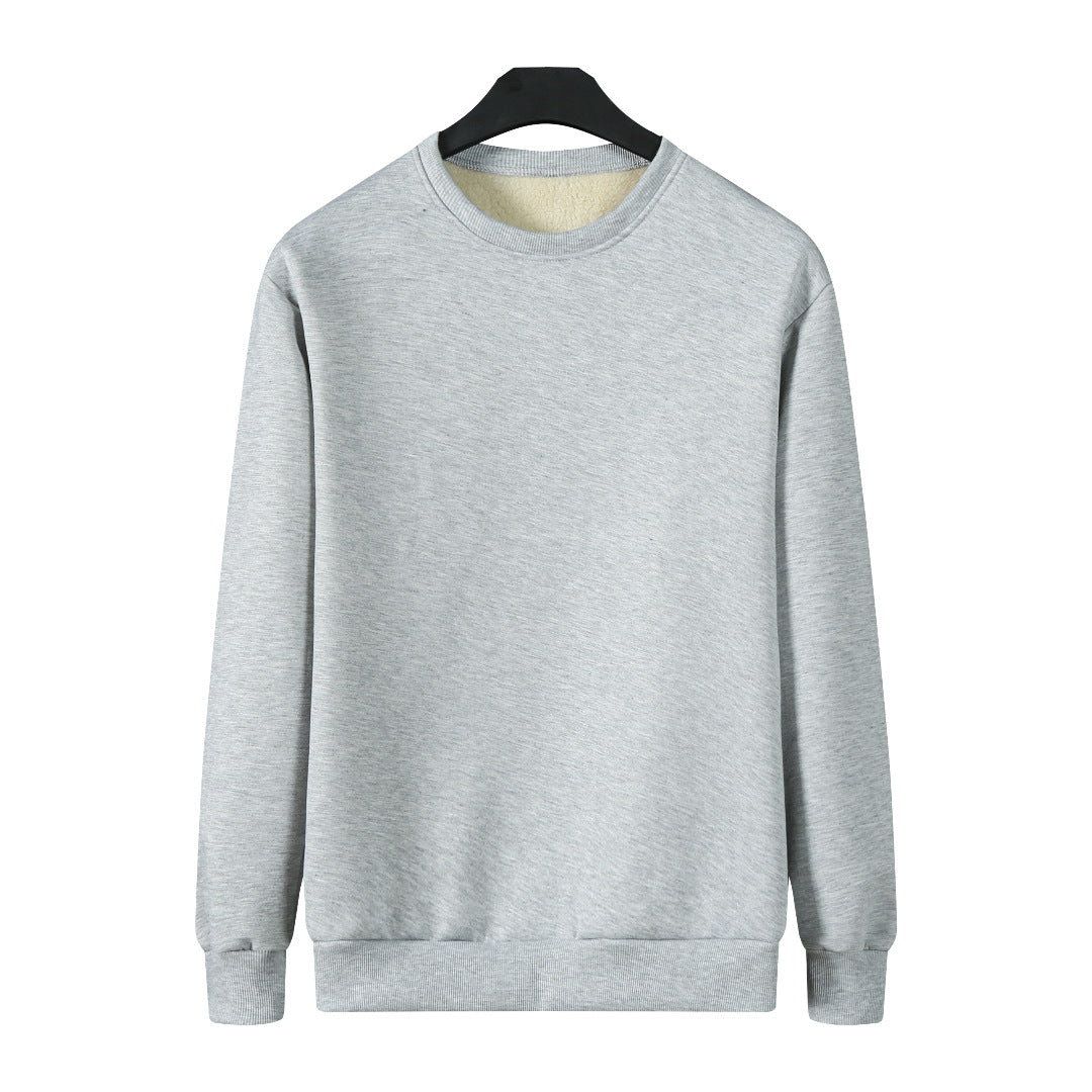 Herren Gefüttertes Rundhals-Sweatshirt mit Teddyfutter & gerippten Bündchen Shop Nory