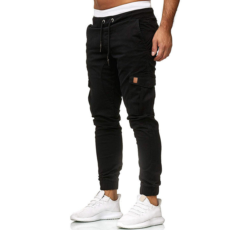 Herren Cargo-Jogginghose mit elastischem Bund und praktischen Seitentaschen Shopnory