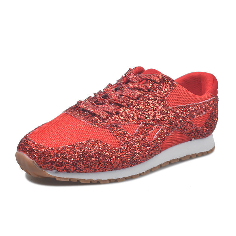 Damen Glitzernde Freizeitsneaker