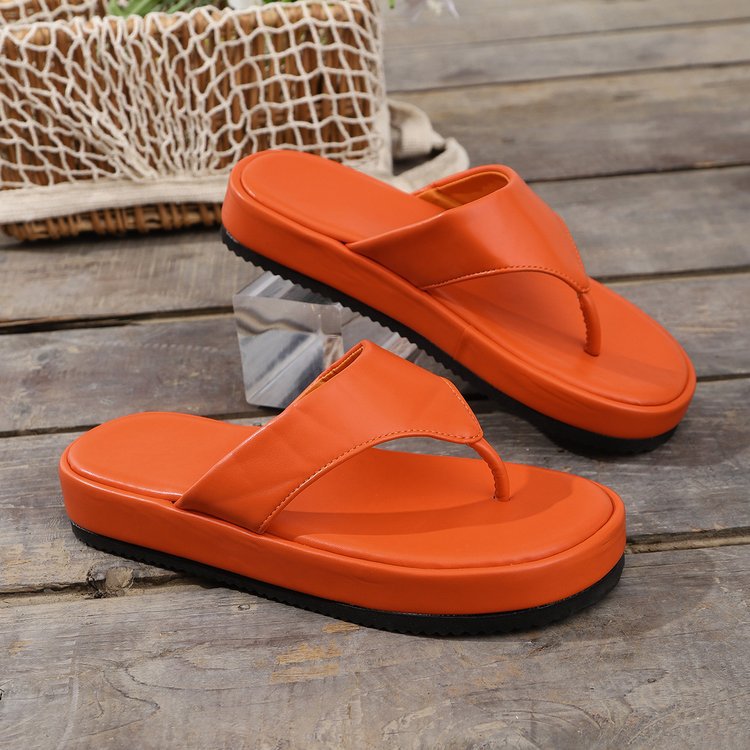 Damen komfortable Zehentrenner Sandalen