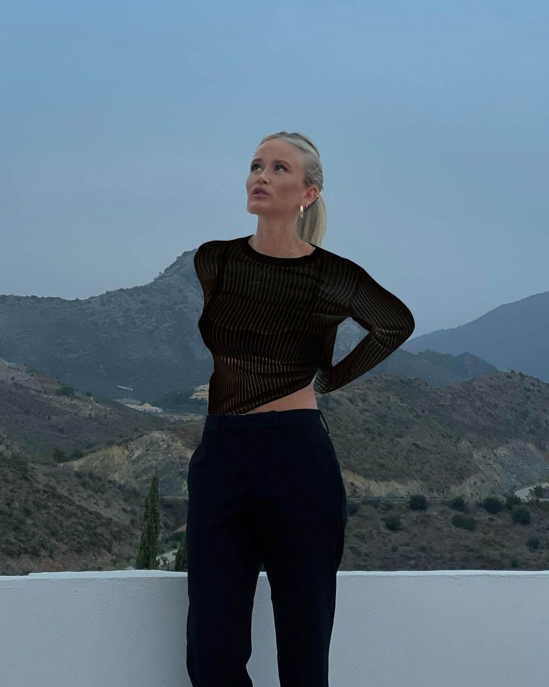 Damen Longsleeve Oberteil