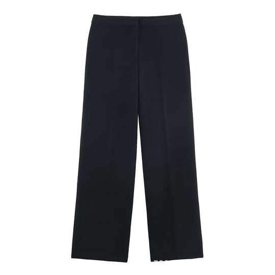 Damen Hochtaillierte Palazzo-Hose mit weitem Bein und glattem Bund Shop Nory