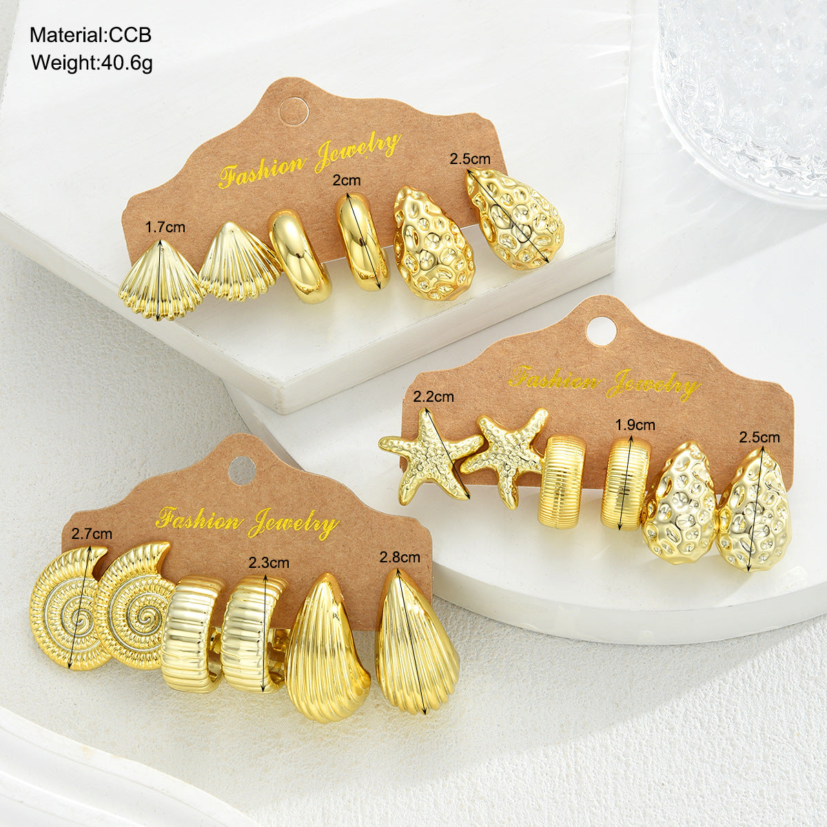 Damen Ohrring Set mit maritimen Motiven Shop Nory
