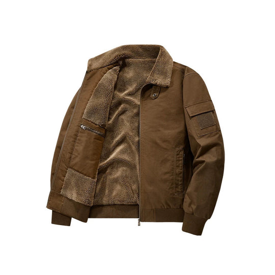 Herren Stylische Übergangsjacke mit Teddyfutter Shop Nory