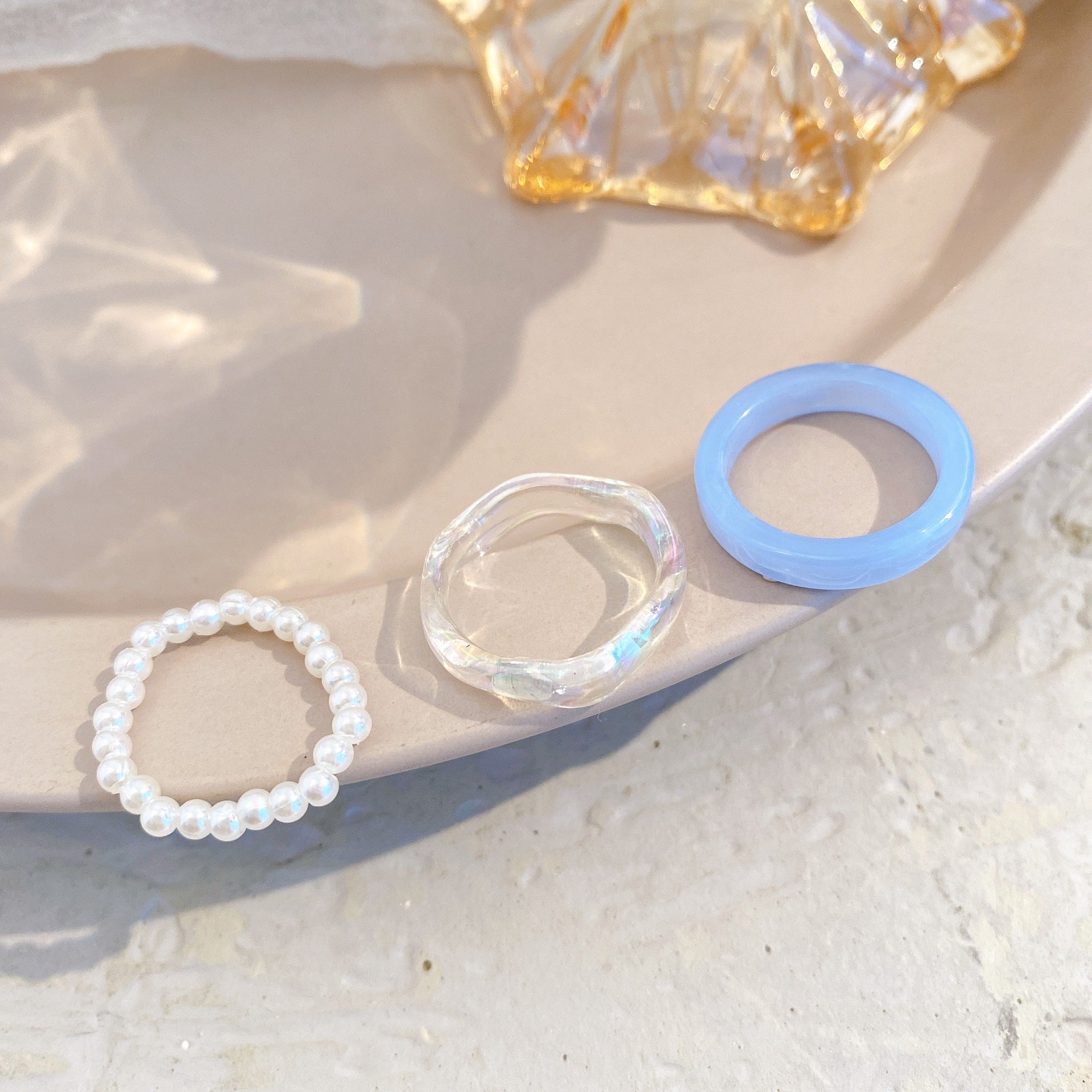 Damen Ring-Set mit einzigartigen Designs und eleganten Materialien Shop Nory