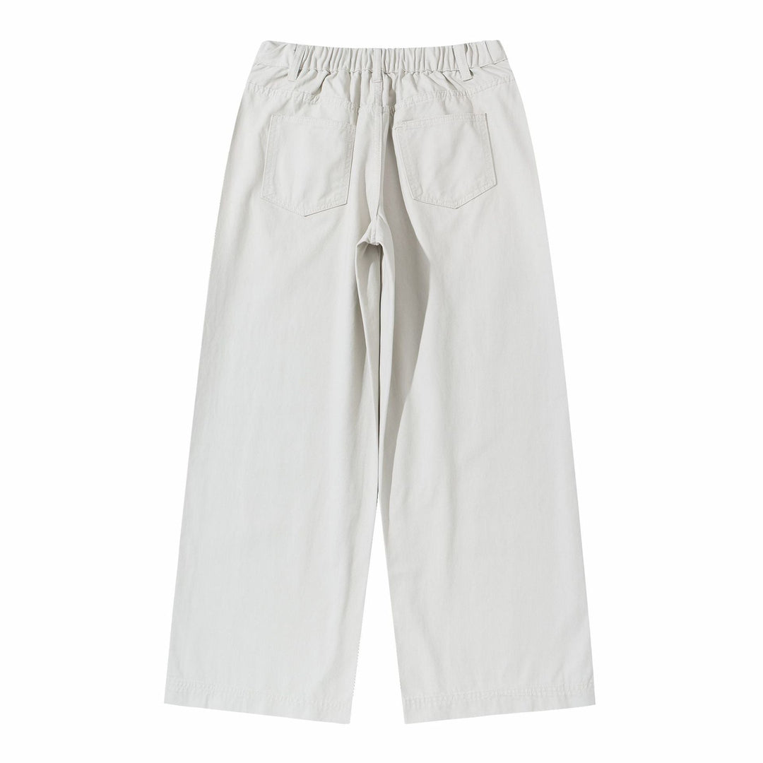 Damen High‑Waist Culotte‑Hose aus Baumwoll‑Twill mit durchgehender Mittelnaht Shop Nory