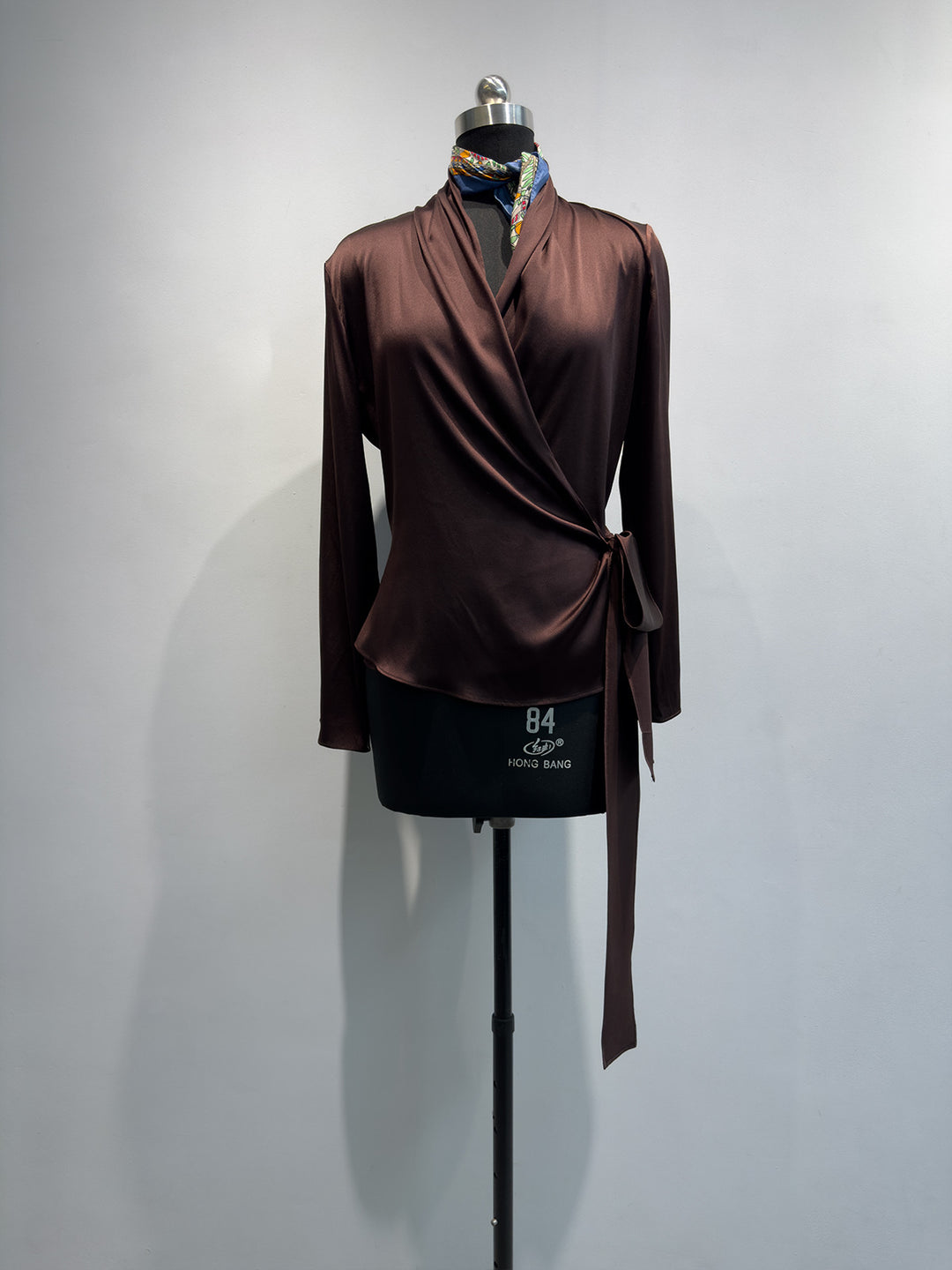 Damen Elegante Wickelbluse Shop Nory