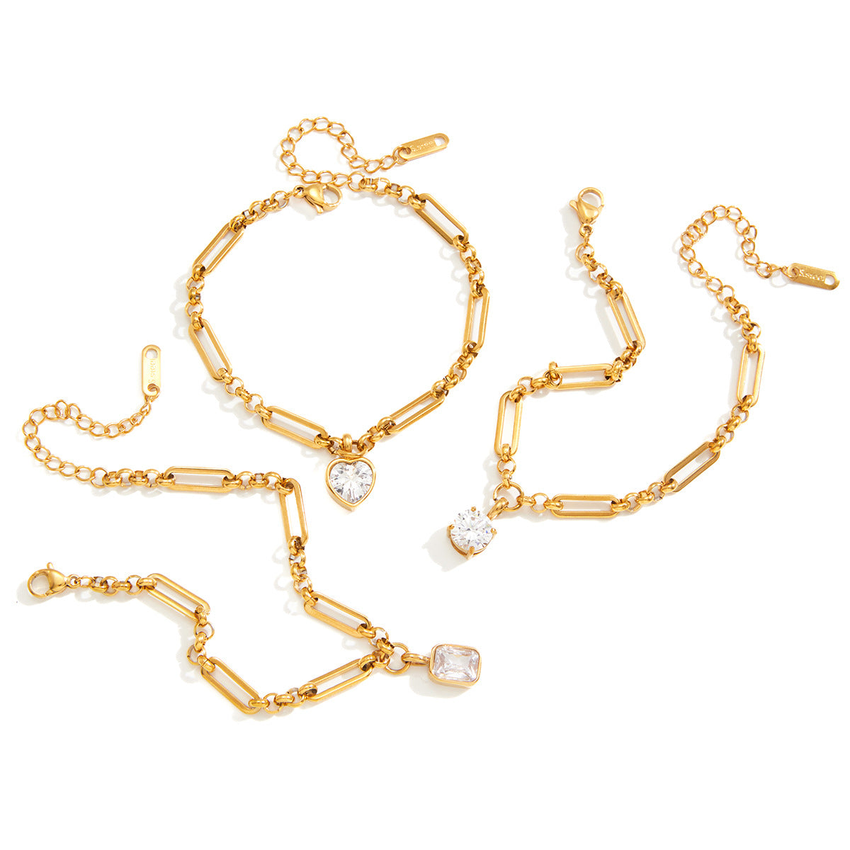Damen Armband mit elegantem Anhänger aus hypoallergenem Edelstahl Shop Nory