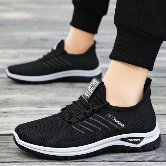Damen nan ultraleichter Strick-Sport-Sneaker mit Elastikeinstieg, stoßdämpfender Plateau-Zwischensohle und griffiger Profillaufsohle Shop Nory