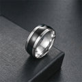 Herren Ring mit innovativem zwei-tonigen Oberflächendesign Shop Nory