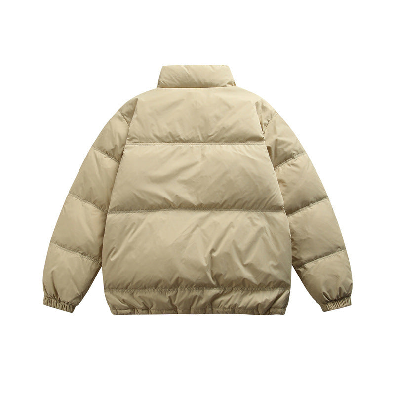 Unisex Boxy-wattierte Thermojacke mit Kordelzugsaum und Stehkragen Shop Nory