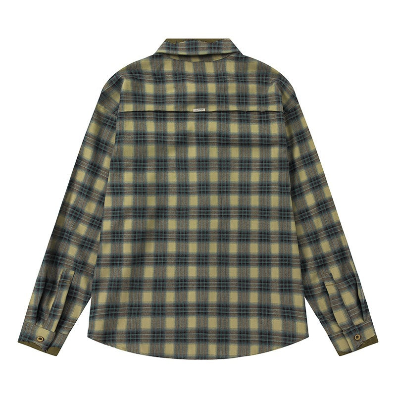 Herren Kastiges Flanellhemd mit gerundetem Saum, aufgesetzten Brustklappen und soften Struktur Shop Nory