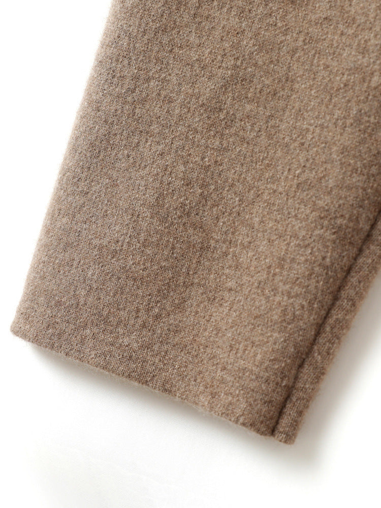Damen Hochtaillierte Strickhose mit kaschmirähnlicher Haptik und schmal zulaufendem Bein Shop Nory
