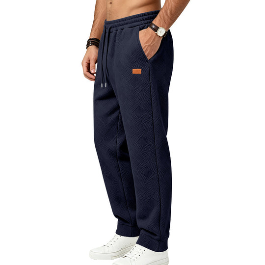 Herren Texturierte Jogginghose mit elastischem Bund und Kordelzug Shop Nory