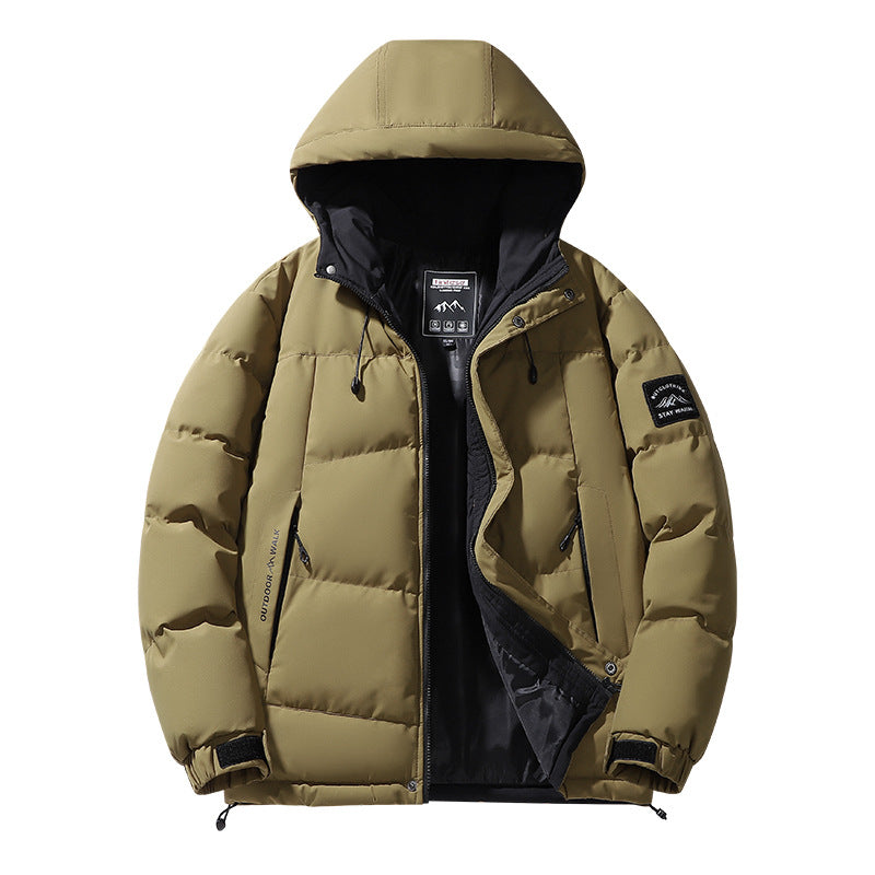 Herren Kapuzen-Steppjacke mit Thermofutter und verstellbarem Saum Shop Nory