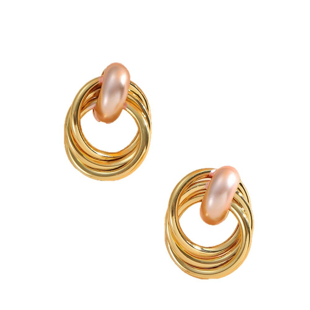 Damen Ohrringe mit elegantem, mehrschichtigem Design Shop Nory