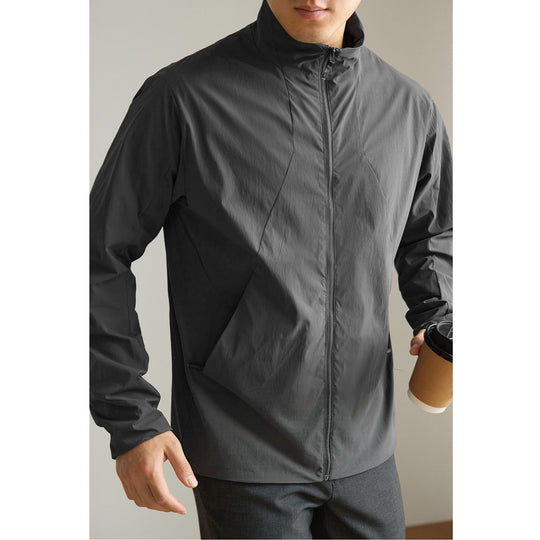 Herren Wattierter Kurzparka mit Kapuze winddicht wasserabweisend und Multifunktionstaschen Shop Nory