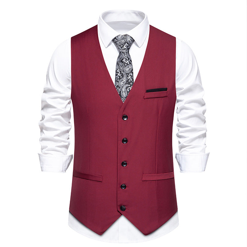 Herren elegante Weste im klassischen Stil mit modernem Schnitt Shopnory