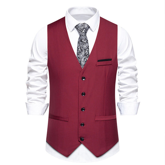 Herren elegante Weste im klassischen Stil mit modernem Schnitt Shopnory