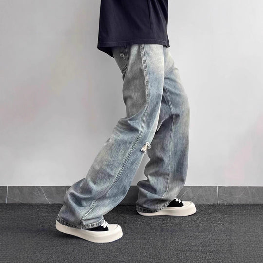 Damen Modische und lässige Baggy-Jeans Shop Nory