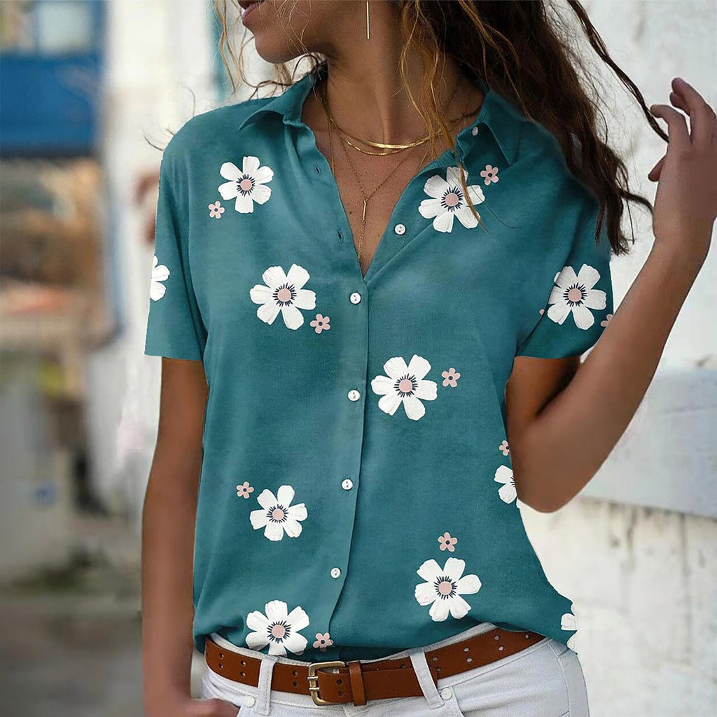 Damen Bluse mit floralem Design