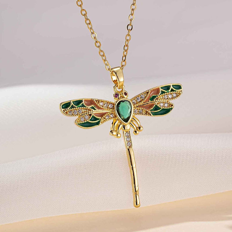 Halskette Mit Libellen-Anhänger | Shop Nory