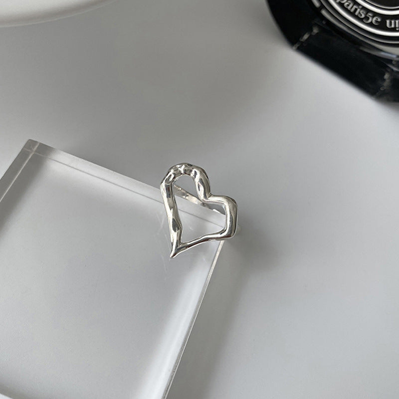 Damenring mit kreativem Herzdesign Shop Nory