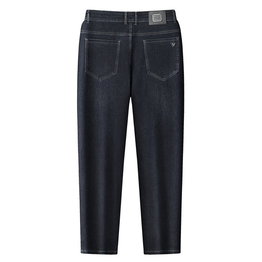 Damen Hochtaillierte Slim-Ankle-Jeans mit elastischem Bund und dezenter Used‑Waschung Shop Nory